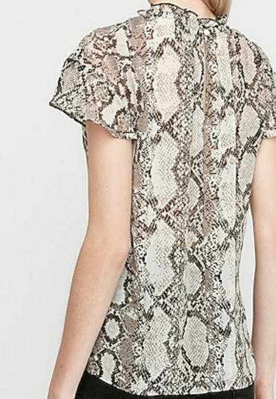Snakeskin Print top - Picture 2 of 6